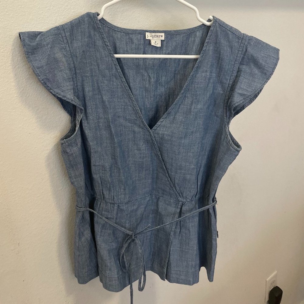 J.Crew Chambray Top